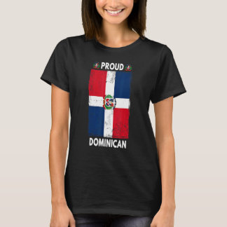 T-shirt Dominican Republic Flag For Men & Proud Dominican 