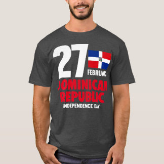 T-shirt Dominicana Pride Fête de l'Indépendance République