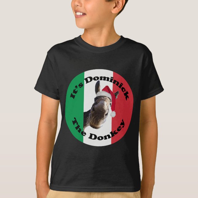T-shirt dominick l'âne (Devant)