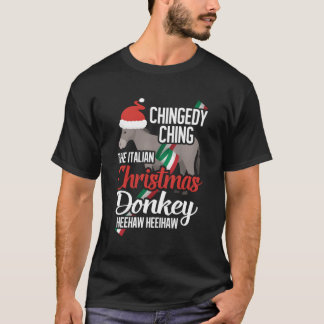T-shirt Dominick L'âne de Noël Italie Noël Do