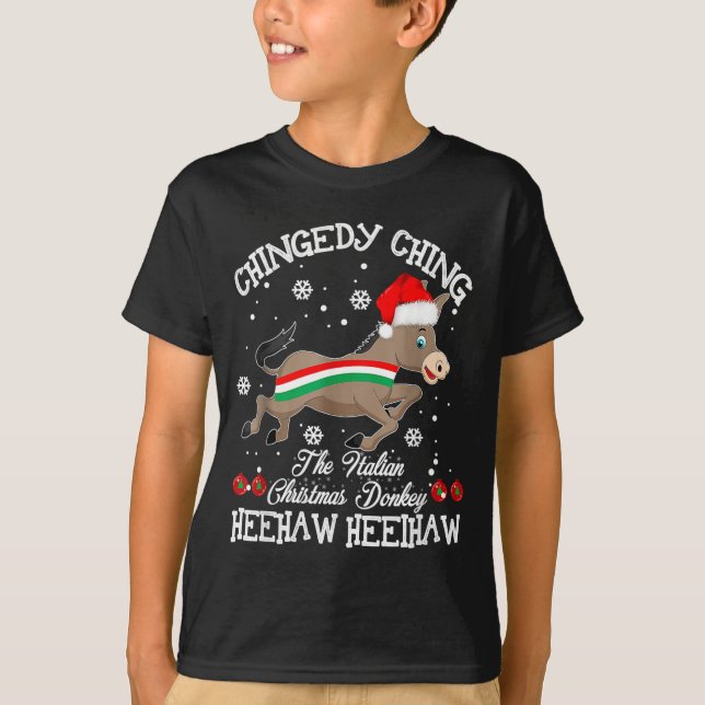 T-shirt Dominick The Christmas Italian Chris  (Devant)