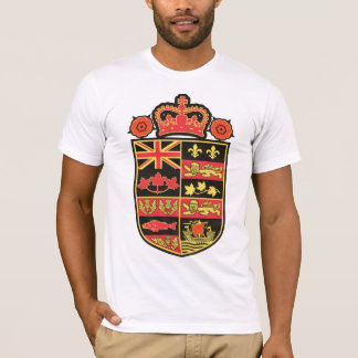 T-shirt Dominion du manteau du Canada des bras