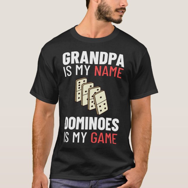 T-shirt Domino Joueur Jeu Dominos (Devant)