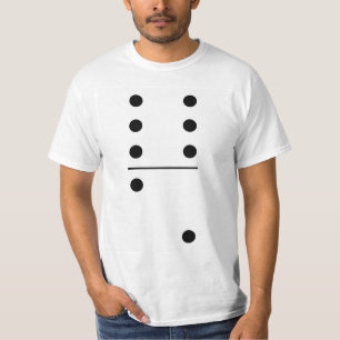 T-shirt Dominos Costume de groupe 6-2
