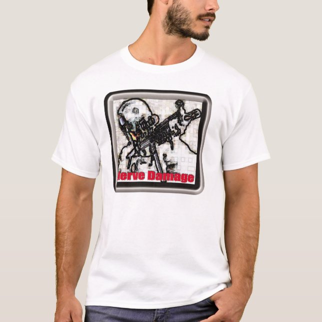 T-shirt Dommages MP5 de nerf (Devant)
