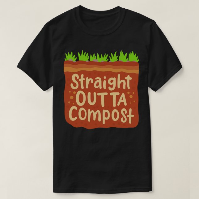 T-shirt Don Compost Garden (Design devant)