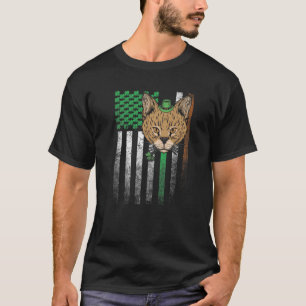 T-shirt Don de chats St. Patrick's Day Drapeau irlandais a