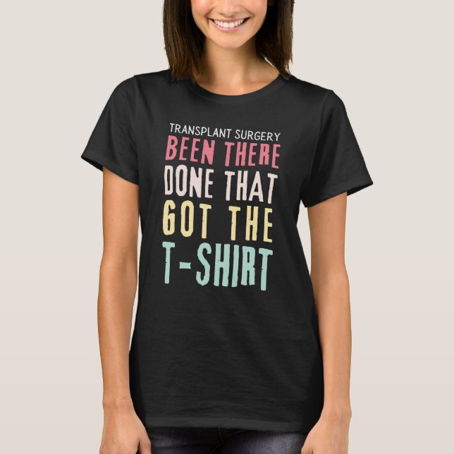 T-shirt Don de chirurgie de transplantation amusante (Devant)