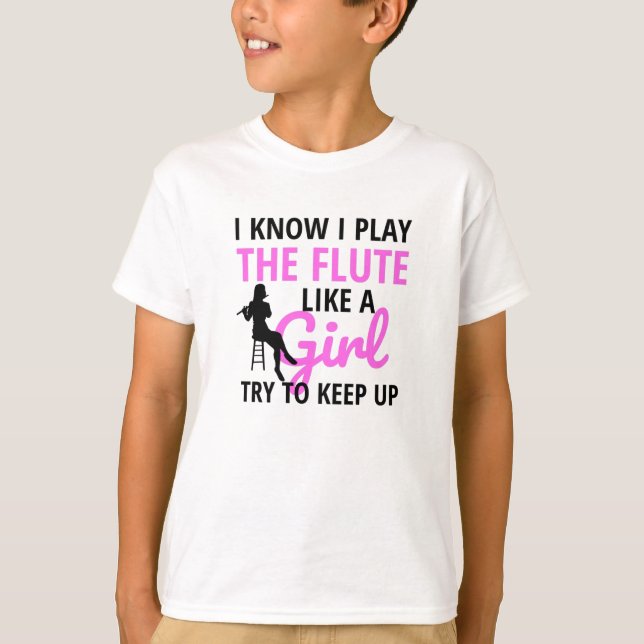 T-shirt Don De Joueuses De Flûte Pour Femmes| Flute Flutis (Devant)