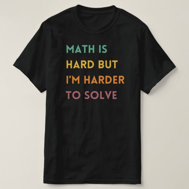 T-shirt Don de l'enseignant en mathématiques amusantes | L (Design devant)