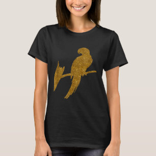 T-shirt Don De Perroquet Pour Femmes Fille Parrakeet Oisea
