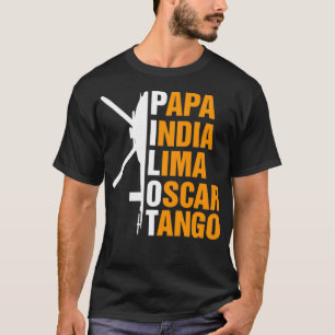 T-shirt Don de pilote d'hélicoptère I Aviateur d'hélicoptè