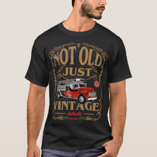 T-shirt Don De Pompier Retraité Pour Un Vieux Feu De Pomp