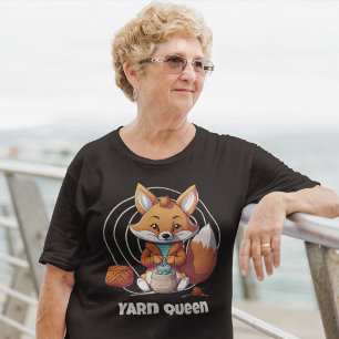 T-shirt Don de retraite Fox pour Crocheter Maman grand-mèr