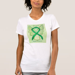 T-shirt Don de tissus Vert Sensibilisation Ruban Angel Che