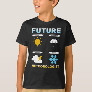 T-shirt Don d'éducation météorologue
