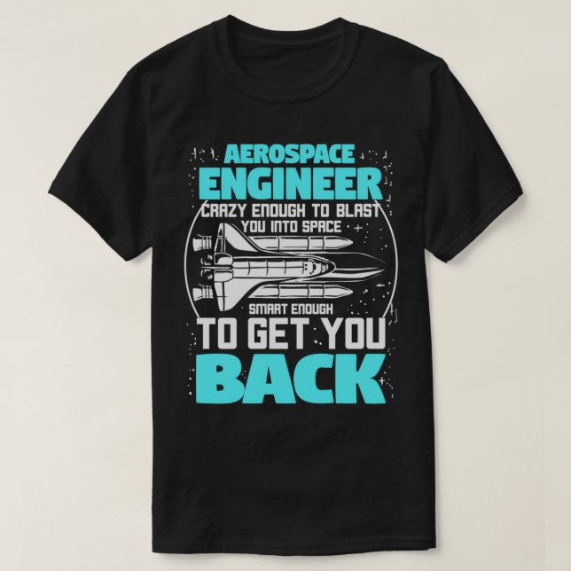 T-shirt Don d'ingénierie aérospatiale pour un ingénieur aé (Design devant)