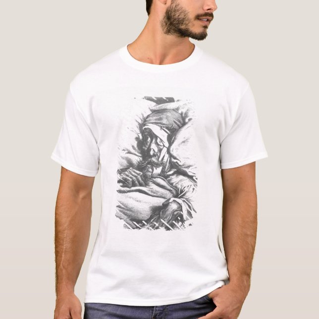 T-shirt Don don Quichotte enroulé (Devant)