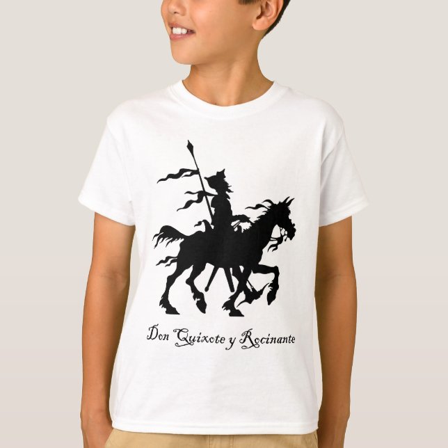 T-shirt Don don Quichotte monte encore (Devant)