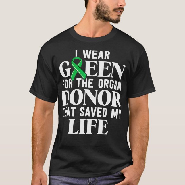 T-shirt Don d'organes de survie de greffe de rein Donateur (Devant)