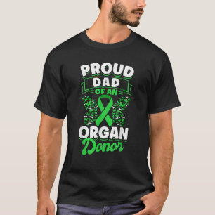 T-shirt Don D'Orgue Bande Verte Fière Papa D'Un Orgue