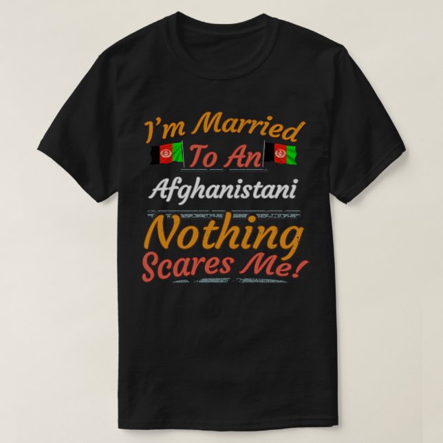 T-shirt Don du drapeau afghan au papillon (Design devant)