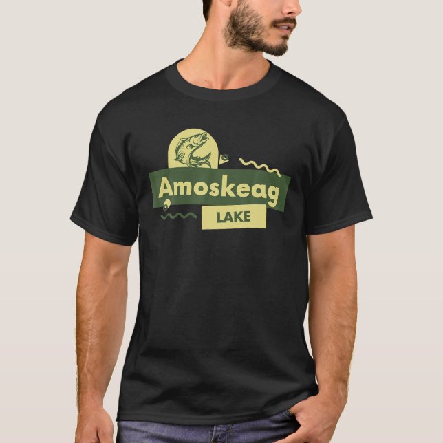 T-shirt Don Du Lac Amoskeag Pour Pêcheur Amoureux 2022 (Devant)