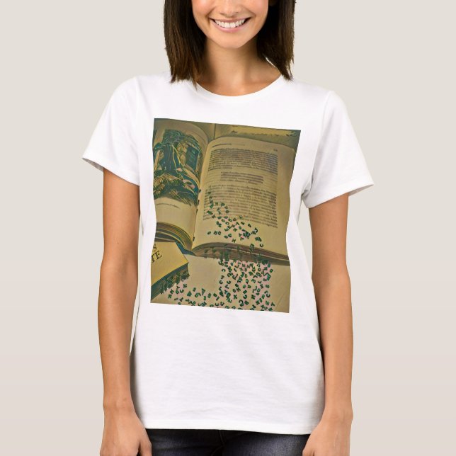 T-shirt Don pour amoureux de bibliothèque (Devant)