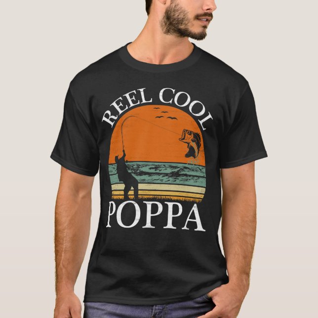 T-shirt Don Reel Cool Poppa Fête des pères (Devant)