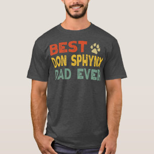 T-shirt Don Sphynx Chat Papa Propriétaire de l'éleveur Lov