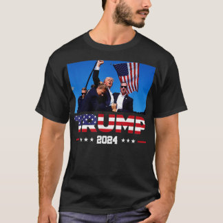 T-shirt Donald 2024 Survécu À La Balle Électorale 3