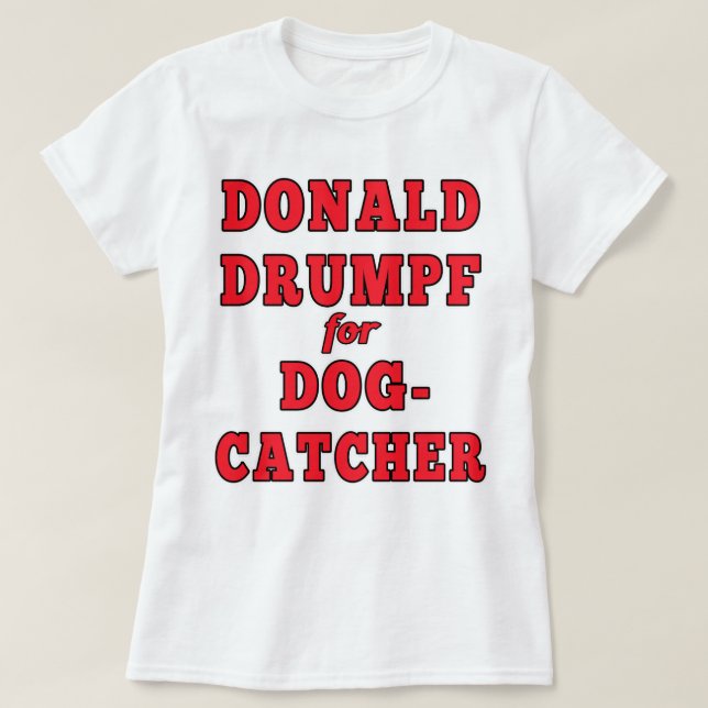 T-shirt Donald Drumpf pour la parodie drôle d'atout de (Design devant)