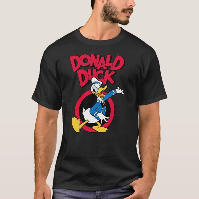 T-shirt Donald Duck - Character Pose (Devant)