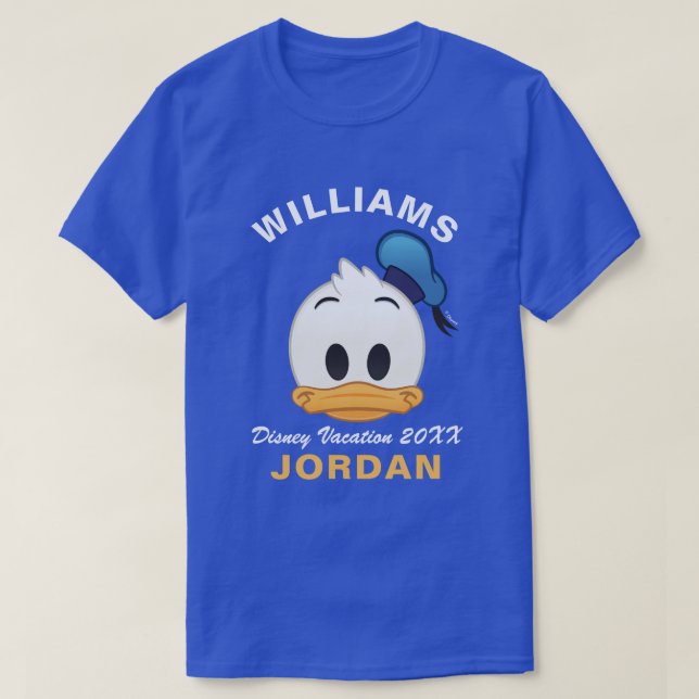 T-shirt Donald Duck Emoji | Vacances en famille (Design devant)