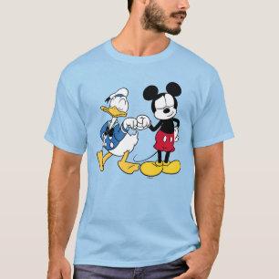 T-shirt Donald Duck & Mickey Poing Bump