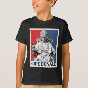 T-shirt Donald Pape Trump Pape Donald Trump Politique