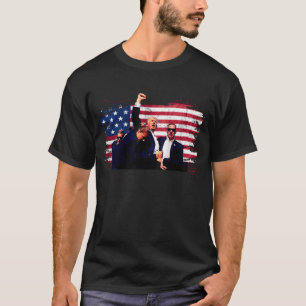 T-shirt Donald Trumb 2024   L'Amérique du drapeau : le vot