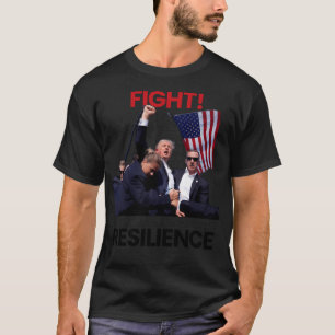 T-shirt Donald Trump 2024 - Lever le poing pour combattre