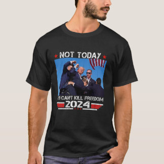 T-shirt Donald Trump 2024 lutte contre l'élection du drape