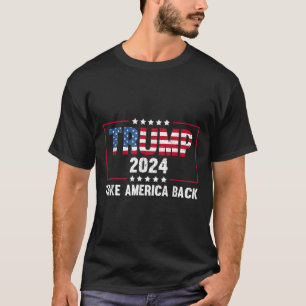 T-shirt Donald Trump 2024 Reprendre l'Amérique Vintage rét