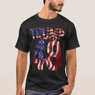 T-shirt Donald Trump 2028 Trump 45 47 48e Président améric