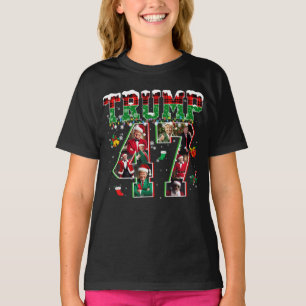 T-shirt Donald Trump 47e président 2024 Noël Père Noël