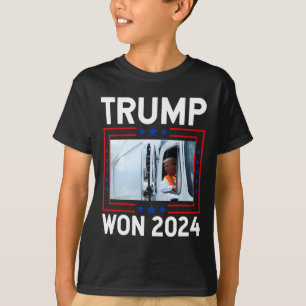 T-shirt Donald Trump a gagné l'inauguration de l'élection