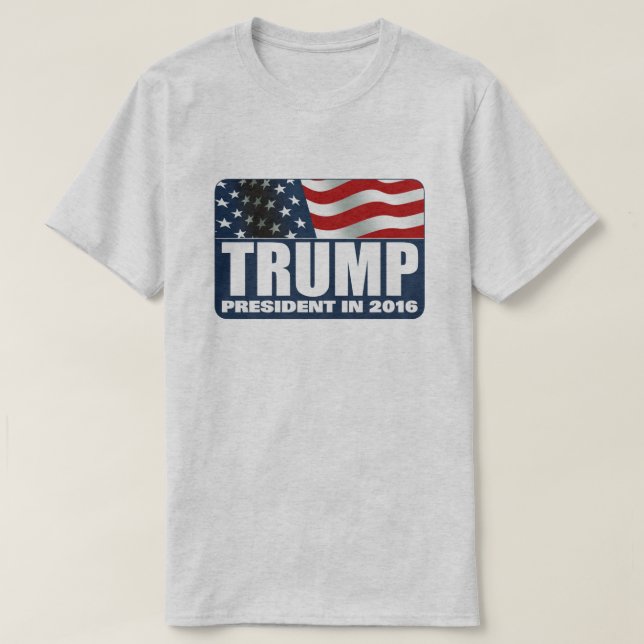 T-shirt Donald Trump à la présidence 2016 (Design devant)
