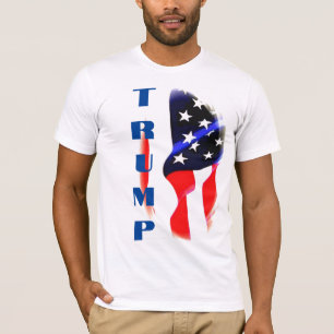 T-shirt Donald Trump American Flag Pop Art