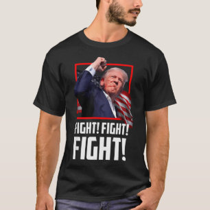 T-shirt Donald Trump combat les combattants et les partisa