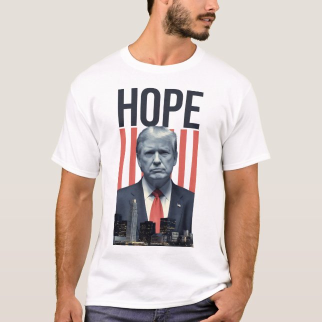 T-shirt Donald Trump - Espoir - Président (Devant)