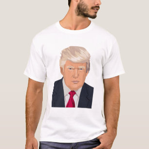 T-shirt Donald Trump font face