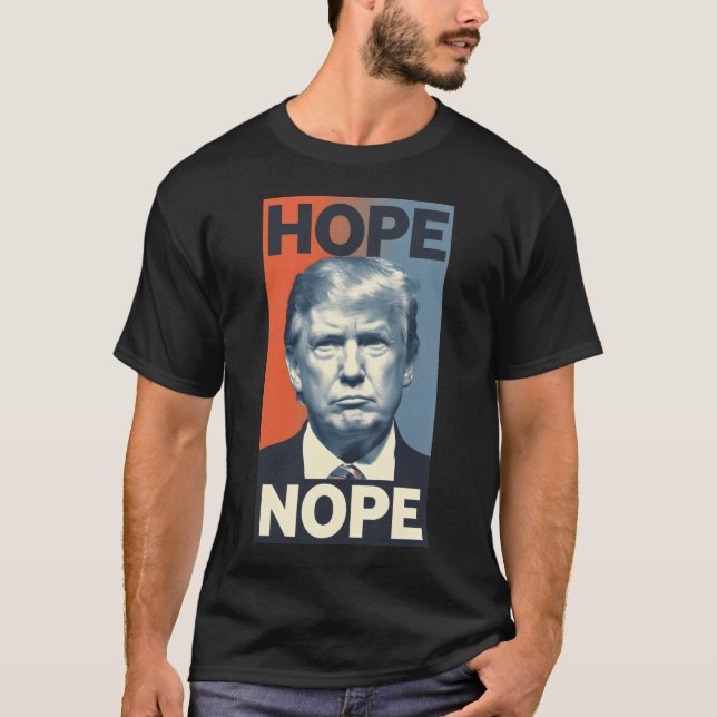 T-shirt Donald Trump - Hope Nope - Président (Devant)