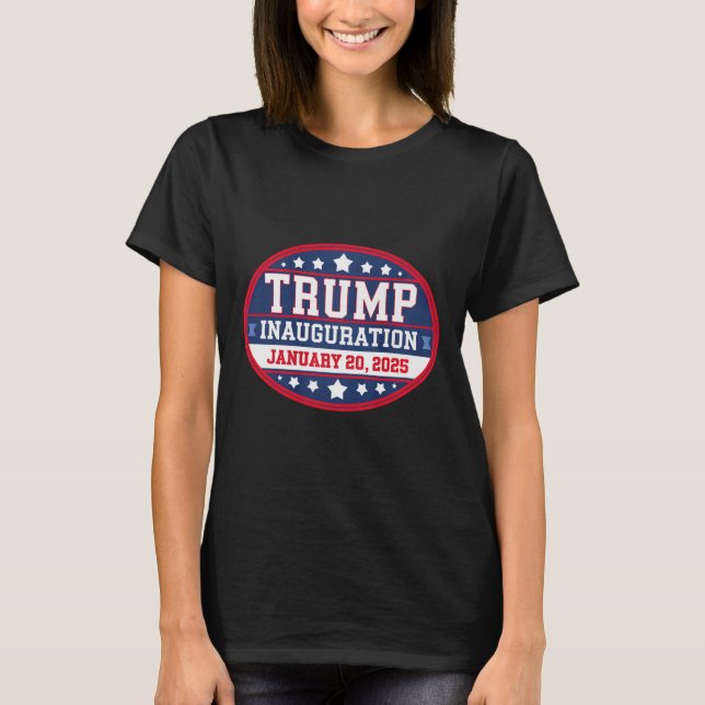 T-shirt Donald Trump Jour de l'investiture 2025 (Devant)